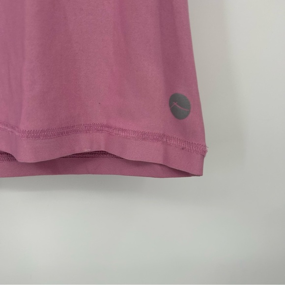 X By Gottex Dusty Pink Mesh Inset Tank Top Size Medium M - Picture 2 of 6